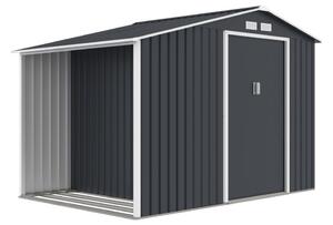 Casa de scule din metal Skagen cu magazie de lemne 2,8 x 1,9 m Magazin Boss antracit