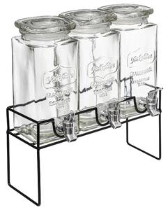 Set 3 dozatoare pentru bauturi, 3 x 1.5 L