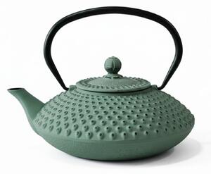 Ceainic din fontă cu infuzor MIKA, 1250 ml, verde deschis