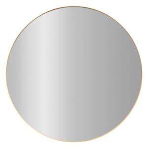 Oglindă rotundă NOOR, ramă metalică, culoare aurie, Ø 80 cm