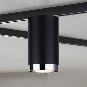 Paulmann URail Spot Tube negru mat, reglabil, Negru, Camera de zi / sufragerie, Metal, Modern