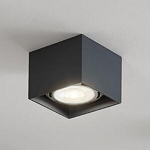 Arcchio Spot de plafon Mabel, 12 cm x cm, gri, GU10, reglabil, Gri, Bucătărie, Metal, Modern
