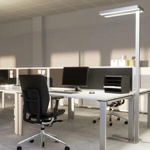 Arcchio Lampadar LED Logan Neo, argintiu, 8.000 lm, dimabil