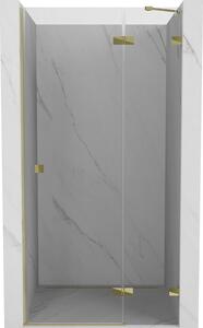 Mexen, Ușă de duș cu balamale pe dreapta Mexen Lunar 70 cm, transparentă, aurie - 834-070-000-50-00-P