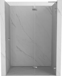 Mexen, Ușă de duș pivotantă Mexen Lunar L dreapta 130 cm, transparentă, cromată - 834L-130-000-01-00-P