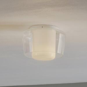 Helestra Canio plafonieră sticlă, exterior transp