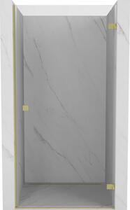 Mexen, Ușă de duș cu balamale Mexen Lunar-B, dreapta, 65 cm, transparentă, auriu periat - 832-065-000-55-00-P