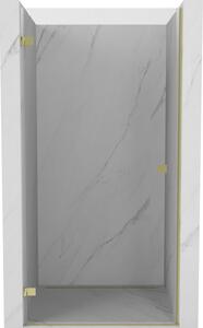 Mexen, Ușă de duș pivotantă Mexen Lunar-B stânga 60 cm, transparentă, aurie - 832-060-000-50-00-L