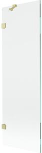 Mexen, Paravan de baie Mexen Lunar cu 1 aripă 60 x 150 cm, transparent, auriu periat - 897-060-000-55-00