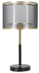 Lampa de masa din metal cu abajur dublu, 25 cm