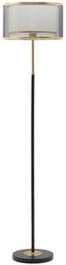 Lampadar metalic, negru, 153 cm