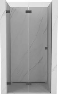 Mexen, Ușă de duș cu balamale pe stânga Mexen Lunar-F 60 cm, transparentă, gri bronz periat - 836-060-000-66-00-L
