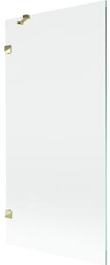 Mexen, Paravan de baie Mexen Lunar cu 1 aripă 90 x 150 cm, transparent, auriu - 897-090-000-50-00