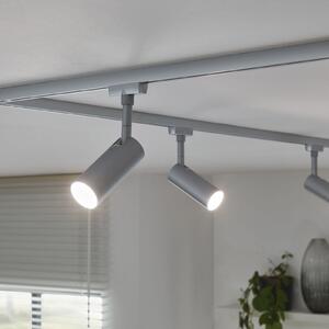 Paulmann URail Tubo spot LED 3000K crom mat, Gri, Camera de zi / sufragerie, Metal