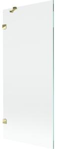 Mexen, Paravan de baie Mexen Lunar cu 1 aripă 80 x 150 cm, transparent, auriu - 897-080-000-50-00