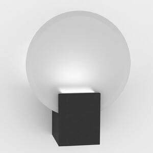 Aplică de perete LED Hester, IP44, negru