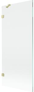 Mexen, Paravan de baie Mexen Lunar cu 1 aripă 80 x 150 cm, transparent, auriu periat - 897-080-000-55-00