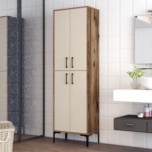 Dulap cu rafturi Berina 1 (nuc + crem). 1072515