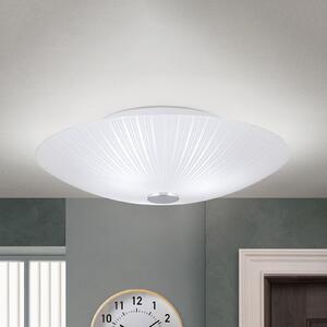 ORION Plafonieră Vindira Ø 40 cm, reglabil, Alb, Camera de zi / sufragerie, Sticlă, Modern