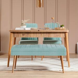 Set mobilier sufragerie Vlasta 1 (pin atlantic + fistic) (pentru 4 persoane). 1073062