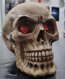 Figurina Craniu cu Ochi Rosii 6 x 7 cm
