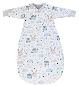 Sac de dormit copii cu maneci 12-18 luni Kidizi Forest Friends, 1 tog, bumbac 100%, pentru toamna/iarna