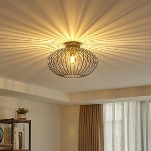 Lindby plafonieră Rosalea, mesisng colorat, metal, 40cm, E27