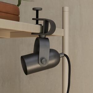 Ferm LIVING lampă cu clemă Ruuvi, negru, fier, priză