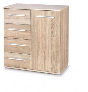 Comoda Lima KM2, stejar sonoma, PAL, 77x40x82 cm