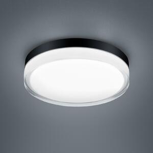 Plafonieră Helestra Tana LED, negru, Ø 28 cm