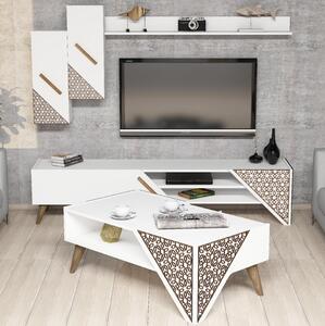 Set mobilier living Berny (alb). 1089105