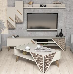 Set mobilier living Berny (crem). 1089107