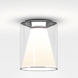 Serien Lighting serien.lighting Drum M plafon, Triac, 927, lung, reglabil, Transparent, Camera de zi / sufragerie, Sticlă, Design