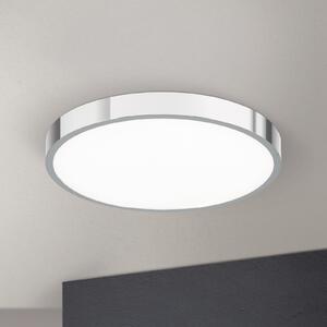 ORION Plafonieră cu LED Bully, crom, Ø 28 cm, Metalic, Camera de zi / sufragerie, Metal, Modern