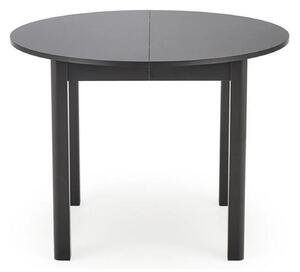 Masa extensibila RINGO, negru, PAL furniruit, 102/142x102x76 cm