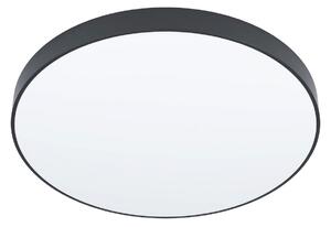 Plafonieră cu LED Zubieta-A, negru, Ø45cm