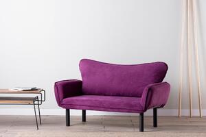 Canapea extensibilă 2-locuri Chatty (violet). 1101557
