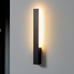 Arcchio Ivano Aplică de perete cu LED, 42,5 cm, negru, metal