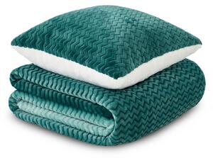 Setul Dormeo Warm Hug ombre turcoaz