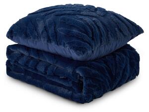 Setul Dormeo Warm Hug Lux Albastru regal