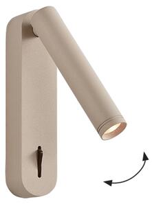 Aplica spot de perete LED ABRIEL LED/6W/230V, bej