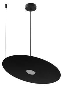 Lustră suspendată pe cablu PIATTO 1xGX53/15W/230V diametru 45 cm neagră