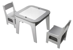 Juskys Set de lemn pentru copii Milou - gri