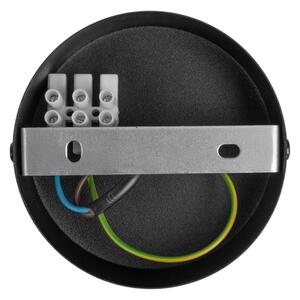 Lustră suspendată pe cablu PIATTO 1xGX53/15W/230V diametru 45 cm neagră