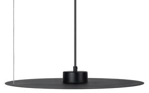 Lustră suspendată pe cablu PIATTO 1xGX53/15W/230V diametru 45 cm neagră