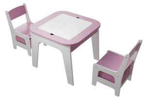 Juskys Set de lemn pentru copii Milou - roz