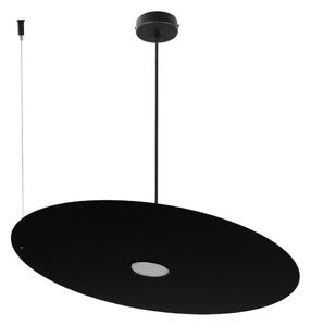 Candelabru suspendat pe cablu PIATTO 1xGX53/15W/230V, diametru 55 cm, negru