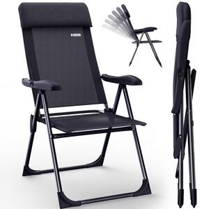 Deuba Set de 2 scaune de camping - antracit