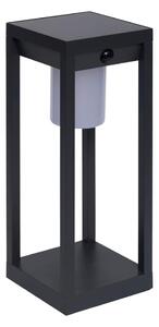 Hesperide - Felinar solar LED PIKY LED/3,7V 2600 mAh 40 cm IP65 antracit