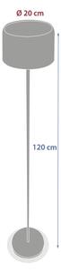 Hesperide - Lampă solară LED BOLTY LED/3,7V 2600 mAh IP65 bej